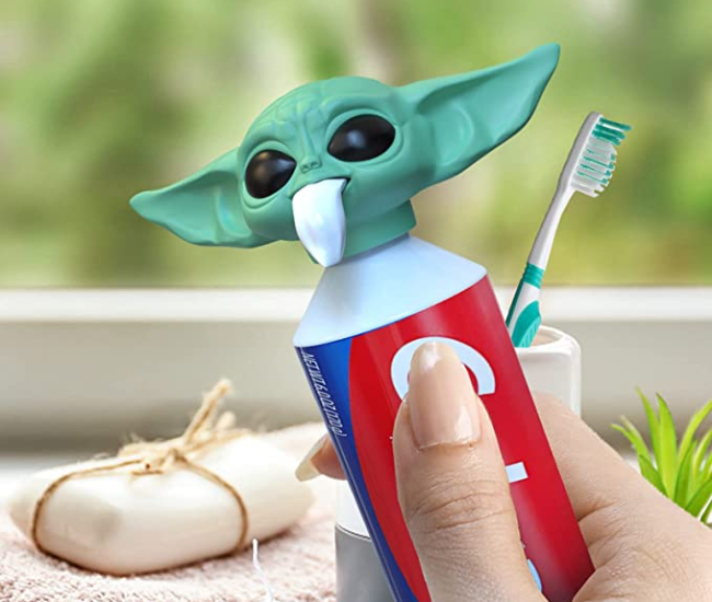 Baby Yoda Toothpaste Topper