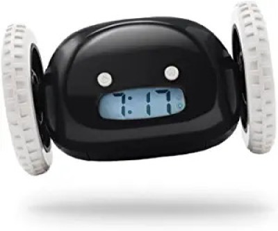 Roaming Alarm Clock on Wheels